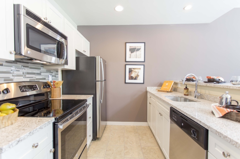 Open concept kitchen