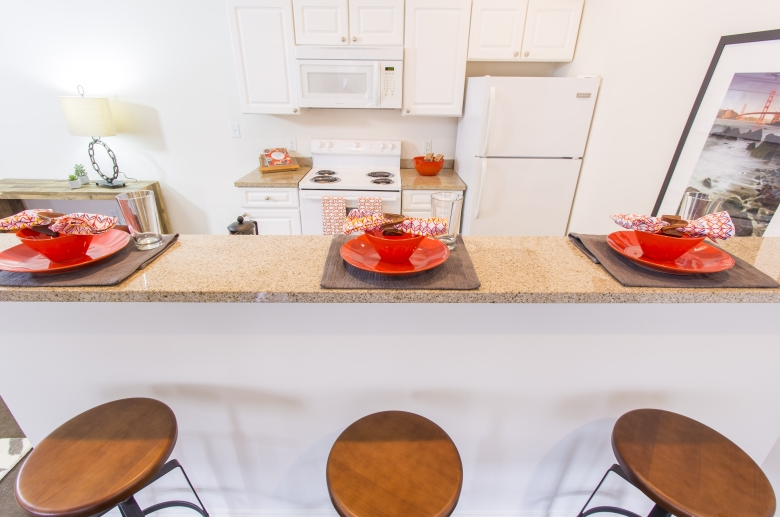 Open concept kitchen