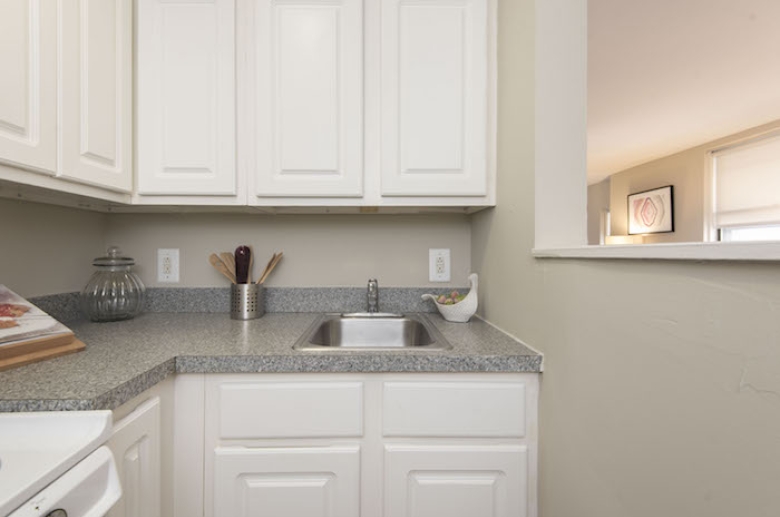 Open concept kitchen layout