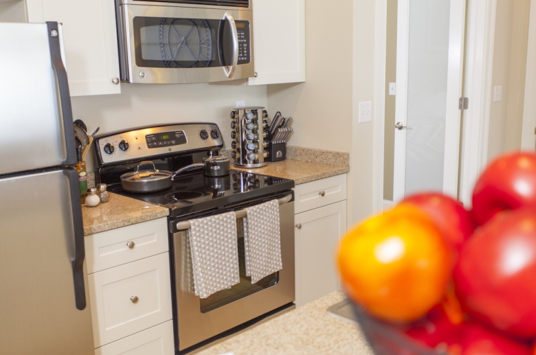 Open-concept kitchen