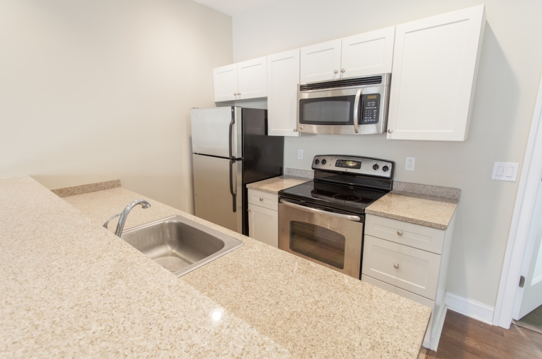 Open concept kitchen