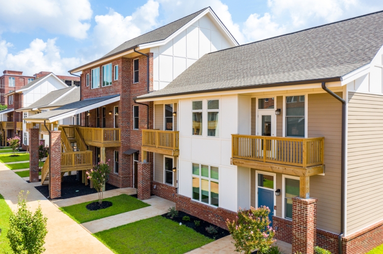 Cottage-style apartments exterior