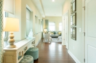 Gleaming hardwood floors