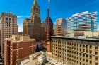 Roof deck views of Baltimore