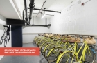 Resident bike storage and bike share program