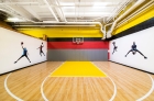 Indoor basketball court