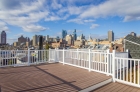 Resident deck with stunning city views