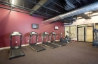 Cardio machines at the fitness center