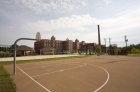 Outdoor basketball court at The Cottages at The Mills