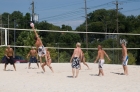 Sand volleybal court 