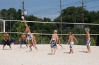 Sand volleyball court