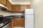 Wooden kitchen cabinets at 415-417 S. 10th Street 