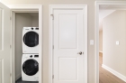 In-door stackable washer and dryer unit