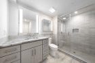 Model unit modern bathroom