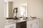 Kitchen island at 1420 Chestnut Street