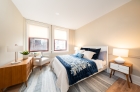 Furnished bedroom in 2-bedroom unit at 1420 Chestnut