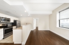 Kitchen and dining area with natural light