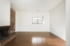 Living room with fireplace