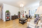 Common area with ceiling fan