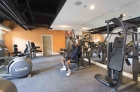 Fully-equipped fitness center at Adelphia House