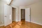 Luminous bedroom with closet